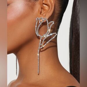 tulip drop earrings H160